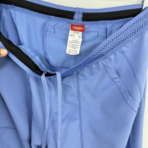 Dickies DK120 Men’s Scrub Pants Blue Elastic Waist Drawstring Size L Medical - Picture 5 of 16